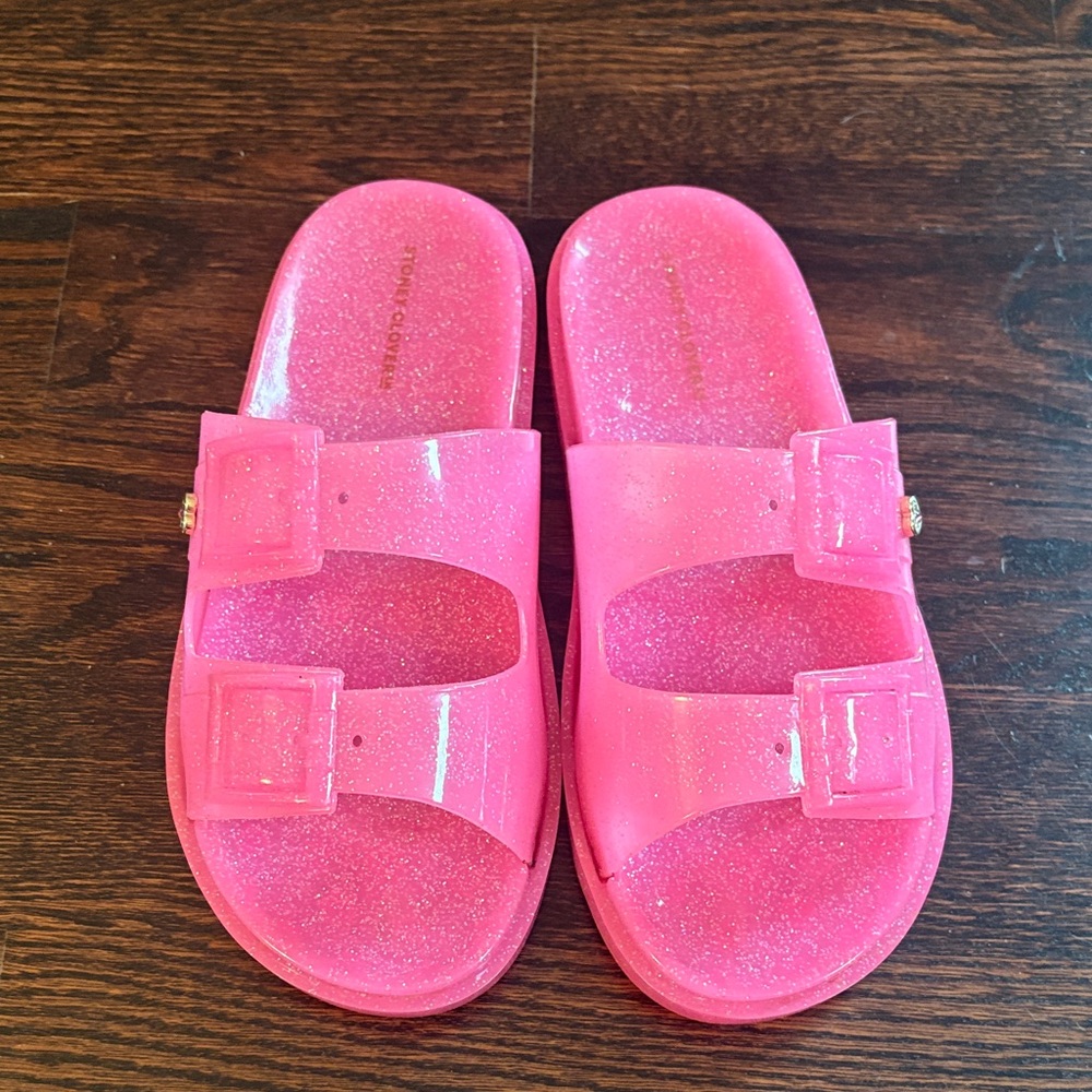 Stoney Clover Lane Glitter Slide Sandals